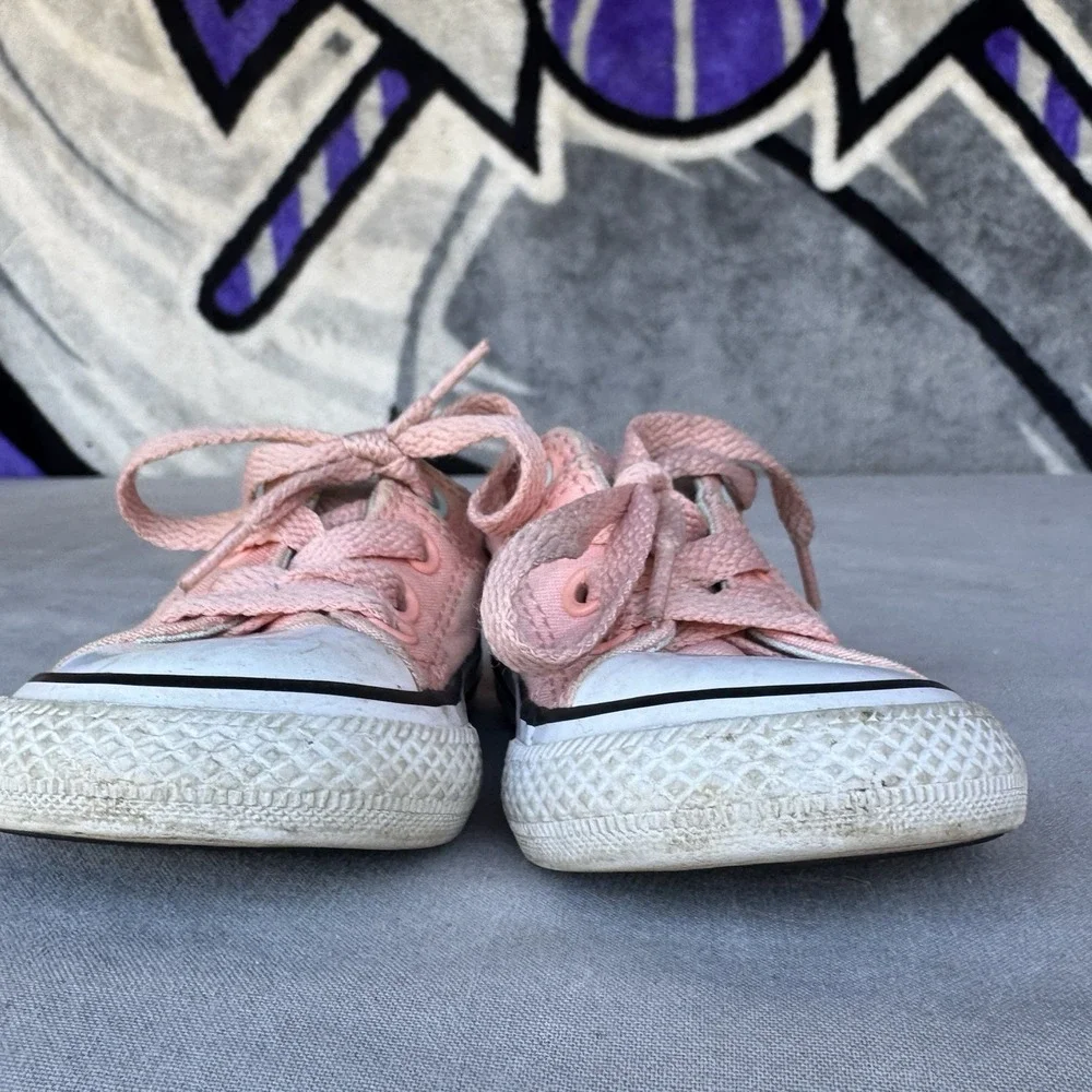 Size 4c - Converse Chuck Taylor All Star Low Top Infant Pink Toddler Baby Kids